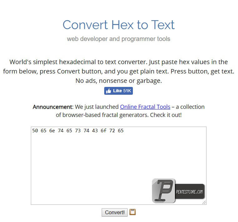 تبدیل hex به text و بالعکس تبدیل hex به text و بالعکس