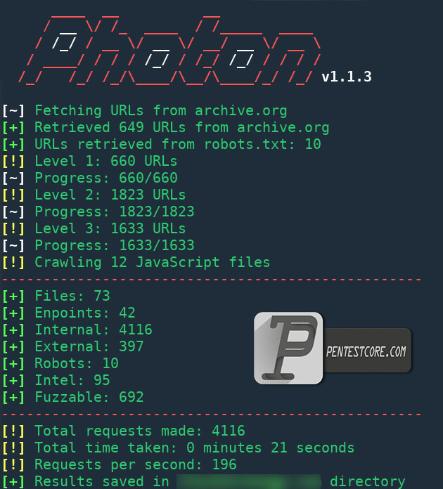 جمع اوری اطلاعات سایت با ابزار Photon